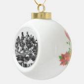 Abe Lincoln Gettysburg住所:内戦の終結 セラミックボールオーナメント (右)