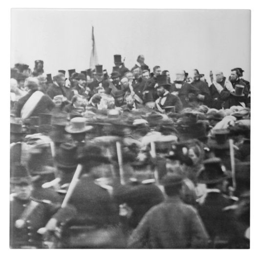 Abe Lincoln Gettysburg住所：内戦の終結 タイル (正面)