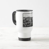 Abe Lincoln Gettysburg住所：内戦の終結 トラベルマグ (正面左)