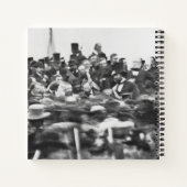 Abe Lincoln Gettysburg住所:内戦の終結 ノートブック (裏面)