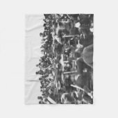 Abe Lincoln Gettysburg住所：内戦の終結 フリースブランケット (正面)