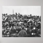 Abe Lincoln Gettysburg住所：内戦の終結 ポスター (正面)