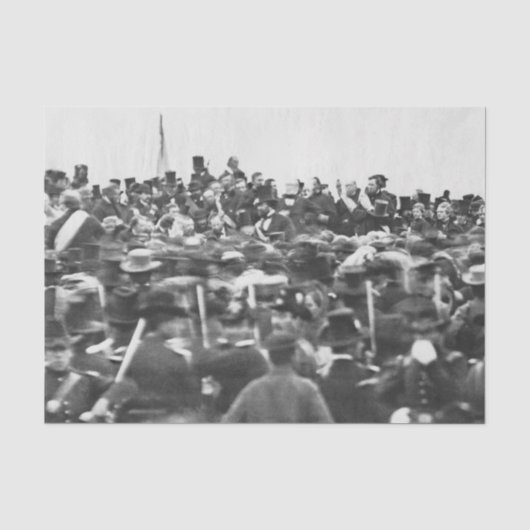 Abe Lincoln Gettysburg住所:内戦の終結 薄葉紙 (正面)