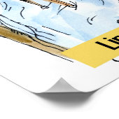 Abe Lincoln & Mary Todd In Bed おもしろい Poster ポスター (角)