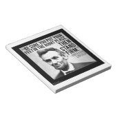 Abe Lincoln & "Stand Firm"引用文 ノートパッド (アングル)