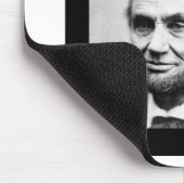 Abe Lincoln & "Stand Firm"引用文 マウスパッド (コーナー)