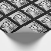 Abe Lincoln & "Stand Firm"引用文 ラッピングペーパー (角)