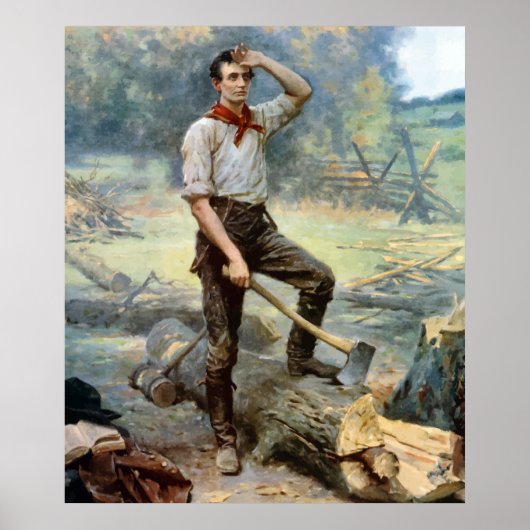 Abe Lincoln -- The Rail Splitter ポスター (正面)