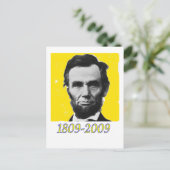 Abe Lincoln YELLOW 1809 2009 ポストカード (スタンド正面)
