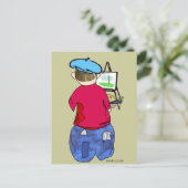 Abe R Doodle - Zee Artiste ポストカード (スタンド正面)