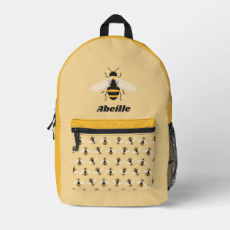Abeille プリントバックパック