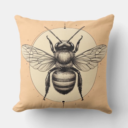 🐝 Abeille Mystique クッション (正面)