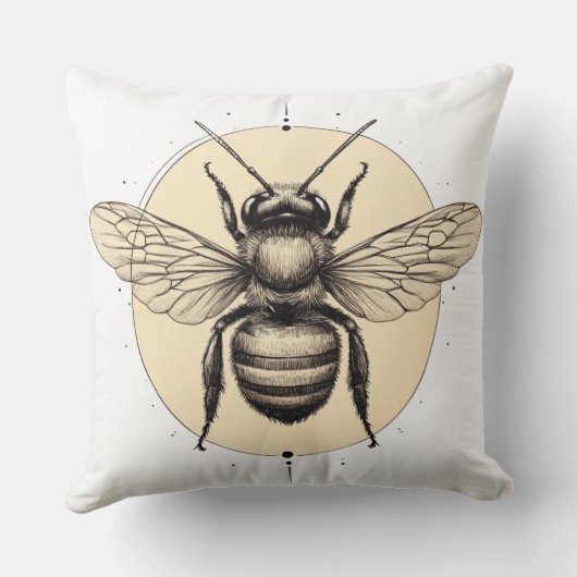 🐝 Abeille Mystique クッション (裏面)