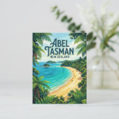 Abel Tasman Coast New Zealand ポストカード (スタンド正面)