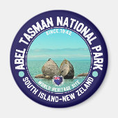 Abel Tasman Nature Reserve New Zealand マグネット (正面)