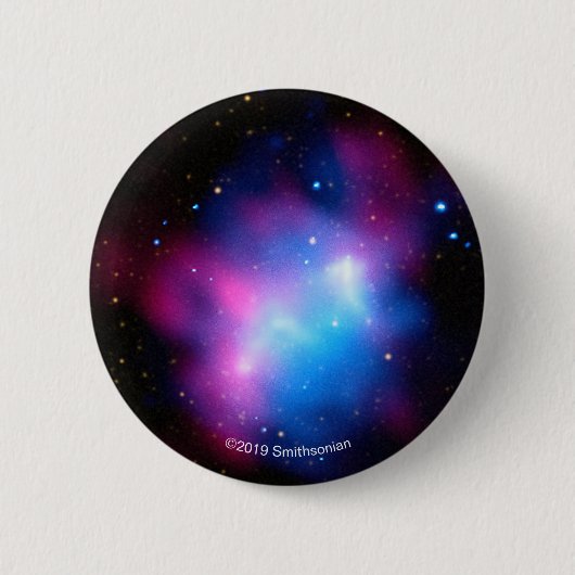 Abell 1758年 缶バッジ (正面)