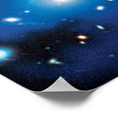 Abell 2744 パンドラ銀河団 宇宙写真 ポスター (角)