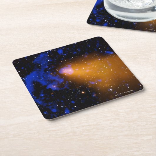 Abell 3376 スクエアペーパーコースター (アングル)