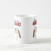 Abenakiがあること誇りを持った コーヒーマグカップ (中央)