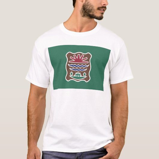 Abenakiの西部の国家の種族の旗 Tシャツ (正面)