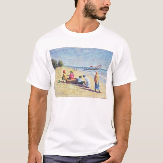 Abeneセネガル1997年のビーチ Tシャツ (正面)