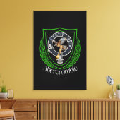 Abercrombie Scottish Clan Crest キャンバスプリント (インサイチュ (リビング))
