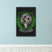 Abercrombie Scottish Clan Crest キャンバスプリント (インサイチュ (ウッドフロア))