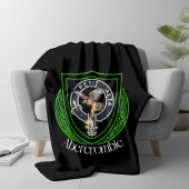 Abercrombie Scottish Clan Crest フリースブランケット