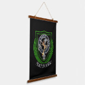 Abercrombie Scottish Clan Crest 吊り下げ型タペストリー (傾斜あり)