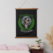 Abercrombie Scottish Clan Crest 吊り下げ型タペストリー (寝室)