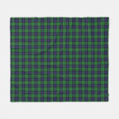 Abercrombie Tartan フリースブランケット (正面(横))