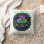 Aberdale Scottish Tartan Celtic Thistle クッション (ブランケット)