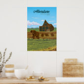 Aberdare National Park Kenya Travel Poster ポスター (キッチン)