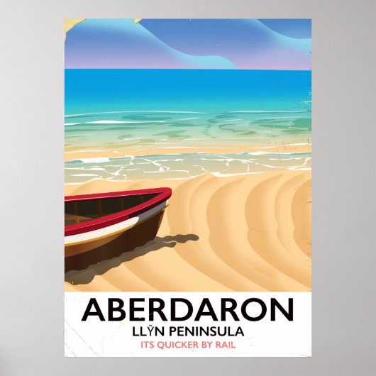 Aberdaron, Lln Peninsula Wales海ŷ辺ポスター ポスター (正面)