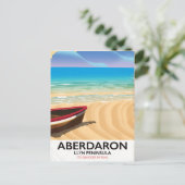 Aberdaron, Lln Peninsula Wales海ŷ辺ポスター ポストカード (スタンド正面)