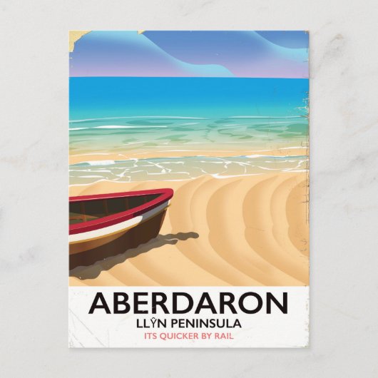 Aberdaron, Lln Peninsula Wales海ŷ辺ポスター ポストカード (正面)