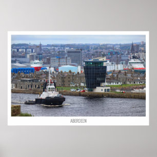 Aberdeen、スコットランド統一された、王国 ポスター