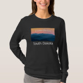 Aberdeen South Dakota Mountain sunset hometown Tシャツ (正面)