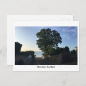 Aberdour,スコットランド – ビーチへの道 ポストカード (正面/裏面)