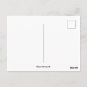 Aberdour, Scotland – 霧の中の干潮時のボート ポストカード (裏面)