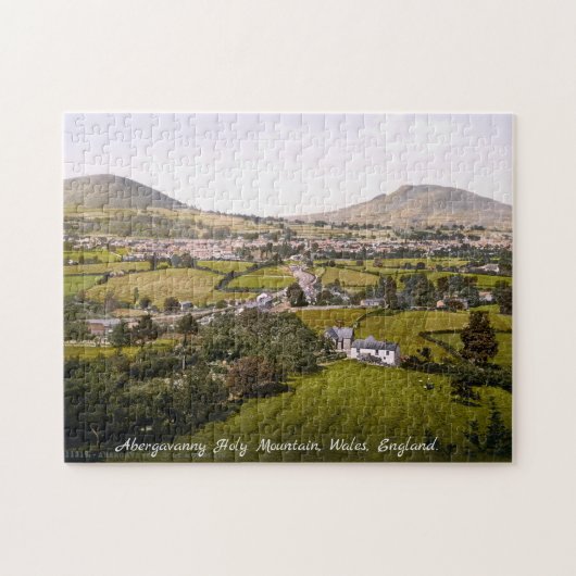Abergavenny Holy Mountain, Wales England ジグソーパズル (横)