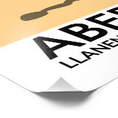 Abersoch, Llanengan Wales旅行ポスター フォトプリント (角)