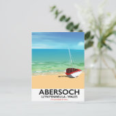 Abersoch, Llyn Peninsula Walesホリデーポスター ポストカード (スタンド正面)