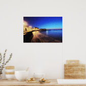 Aberystwyth at Night Poster ポスター (キッチン)