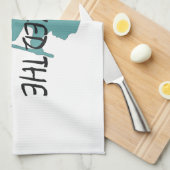 ABHのアパラチア山脈の道のハイカー キッチンタオル (四つ折り)