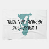 ABHのアパラチア山脈の道のハイカー キッチンタオル (横)