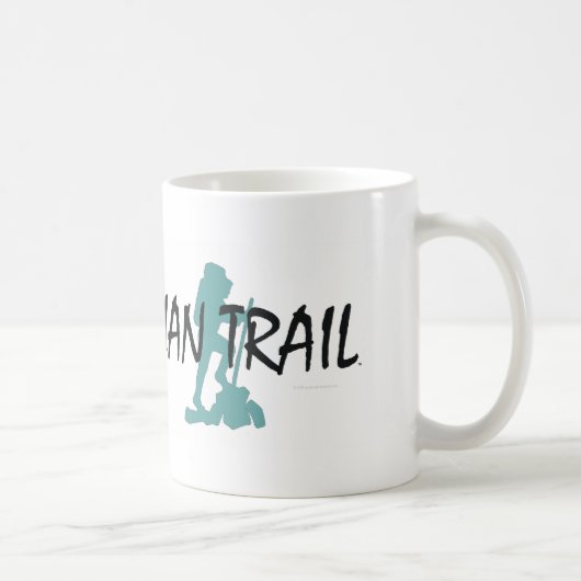 ABHのアパラチア山脈の道のハイカー コーヒーマグカップ (右)