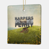 ABHのハープ奏者のフェリー セラミックオーナメント (左)