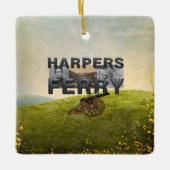 ABHのハープ奏者のフェリー セラミックオーナメント (正面)