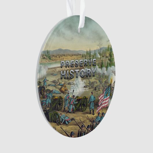 ABHの内戦の戦場の保存 オーナメント (正面)